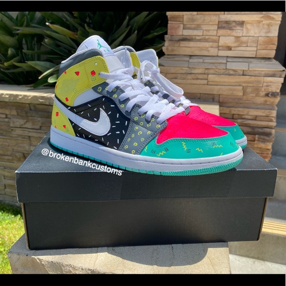 Custom Jordan 1 Saved By the Bell (low or mid) - Picture 7 of 9